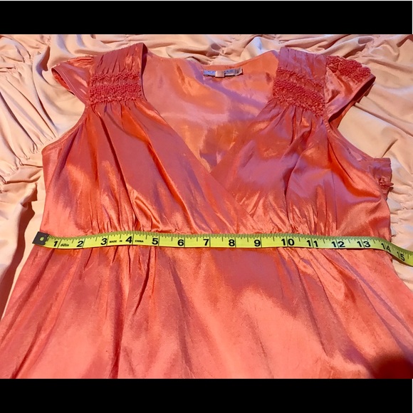 Calypso St Barth coral silk dress size 4 - Picture 5 of 10